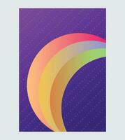 Abstract gradient geometric purple background vector