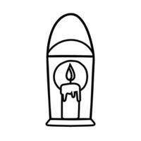 Illustration of candle icon vector for Halloween