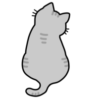 kawaii cat cartoon clip art png