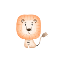 a cartoon lion on a transparent background png