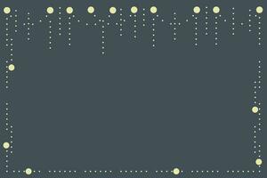 Polka dot pattern decoration frame.  Dark blue background wallpaper. Vector, illustration, EPS10 vector
