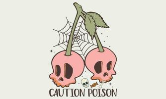 Retro Halloween Sublimation Designs vector