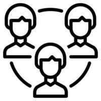 Outline-Human Resource Management-64px vector