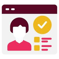 Training and Development icon can be used for uiux, etc vector