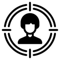 Target Audience icon vector