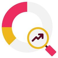 Sales Analytic icon vector