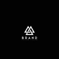 triangle logo brand vector