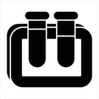 flask glyph icon design style vector