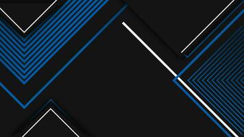 creative futuristic geometric shape background, modern blue and black layout vector