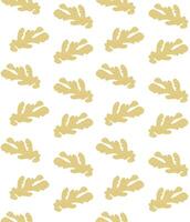 Vector seamless pattern of sketch ginger root