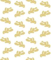 Vector seamless pattern of sketch ginger root