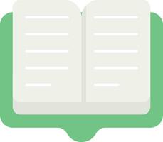 open book color outline icon design style vector