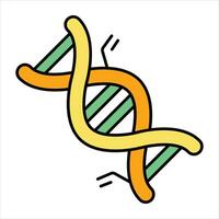 dna color icon design style vector