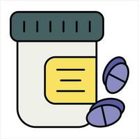 drug color icon design style vector