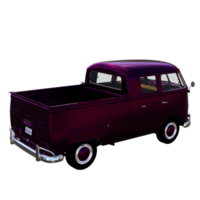 clásico coche aislado 3d png