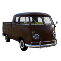 classic car isolated 3d png