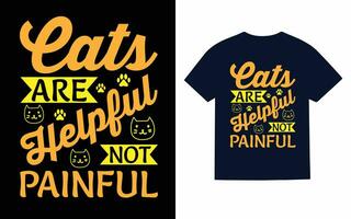 Cat T-Shirt Design vector