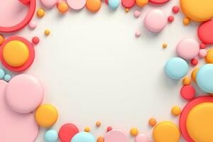 Mockup photo frames, Empty abstract shape framing for your design. template for picture, painting, poster, lettering or photo gallery, Generative AI illustration