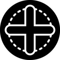 sólido icono para más vector