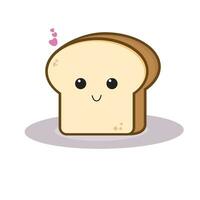 Cute Cartoon Bread vector