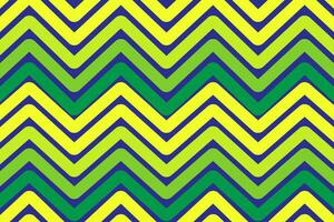Hand drawn zig zag multicolored seamless pattern on navy blue background vector