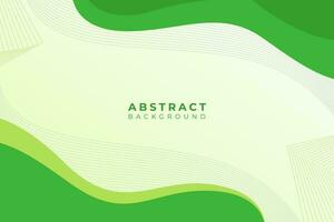 Vector abstract background, with copy space, in simple white and light green colors plus an ornament of wavy lines and grid shapes. Perfect for banner backgrounds, presentations, and copy space.