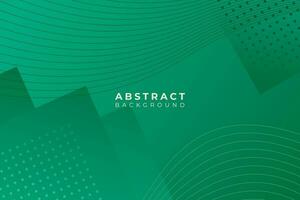 Vector abstract background, with copy space, elegant emerald green colored ornament with wavy lines and grid shapes. Perfect for banner backgrounds, presentations, and copy space.