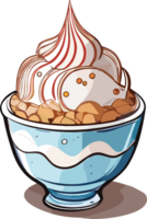 Nevado delicias explorador el mundo de bingsu ai generativo png