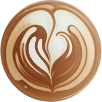 Pouring Inspiration The Magic of Coffee Latte Art AI generative png