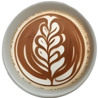 Pouring Inspiration The Magic of Coffee Latte Art AI generative png