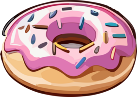 Gourmet Ringed Delights The Artistry of Donuts AI generative png