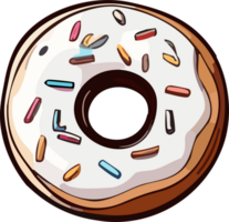 Gourmet Ringed Delights The Artistry of Donuts AI generative png