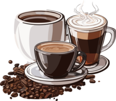 Caffeine Chronicles Unveiling the Secrets of Coffee png