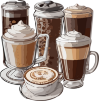 Koffein Chroniken Enthüllung das Geheimnisse von Kaffee ai generativ png