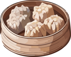 Dim Sum Delicacies A Gastronomic Adventure AI generative png