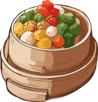 Dim Sum Delicacies A Gastronomic Adventure AI generative png