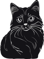 Cat Adventures Journeys with a Curious Explorer AI generative png