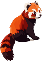 rosso panda sussurra segreti di il bambù porto ai generativo png