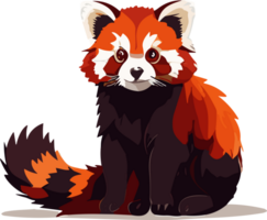Red Panda Whispers Secrets of the Bamboo Haven AI generative png