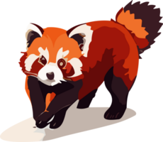 Red Panda Whispers Secrets of the Bamboo Haven AI generative png