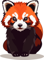 Red Panda Whispers Secrets of the Bamboo Haven AI generative png