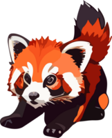 Red Panda Whispers Secrets of the Bamboo Haven AI generative png