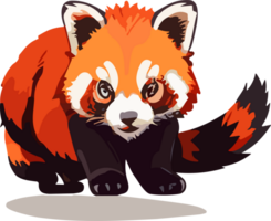 Red Panda Whispers Secrets of the Bamboo Haven AI generative png