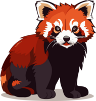 Red Panda Whispers Secrets of the Bamboo Haven AI generative png