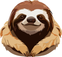 Sloth Delights Captivated by the Relaxed Charisma AI generative png