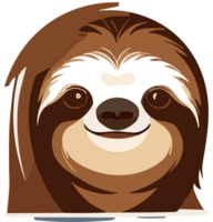 Sloth Delights Captivated by the Relaxed Charisma AI generative png