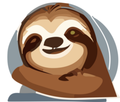 Sloth Delights Captivated by the Relaxed Charisma AI generative png