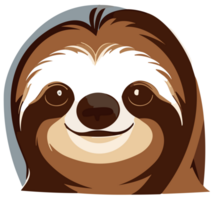 Sloth Delights Captivated by the Relaxed Charisma AI generative png