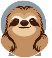 Sloth Delights Captivated by the Relaxed Charisma AI generative png