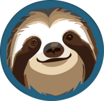 Sloth Delights Captivated by the Relaxed Charisma AI generative png